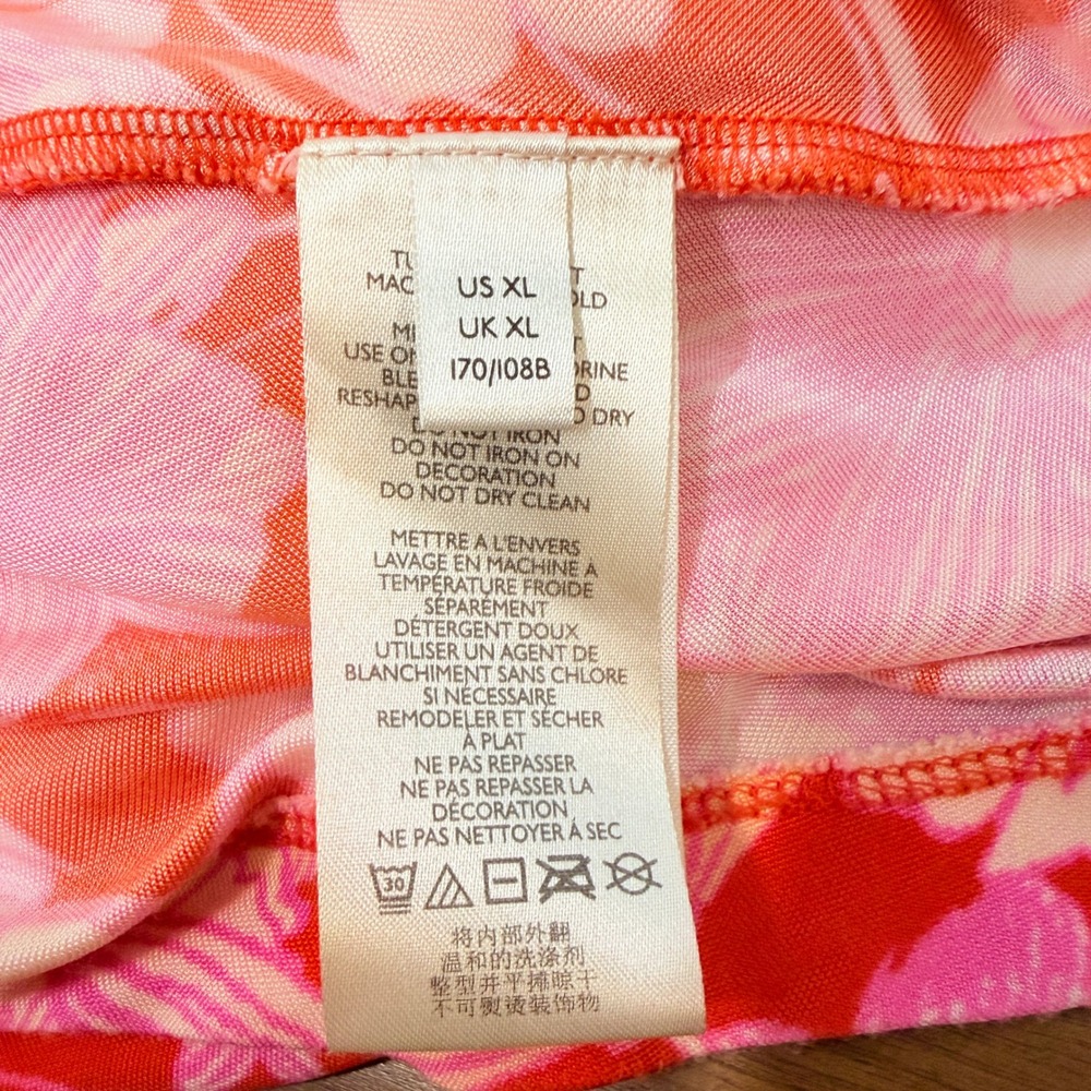 Free People First Date Jersey Maxi Dress XL Pockets Cherry Combo Bloomcore Pink - Picture 10 of 14